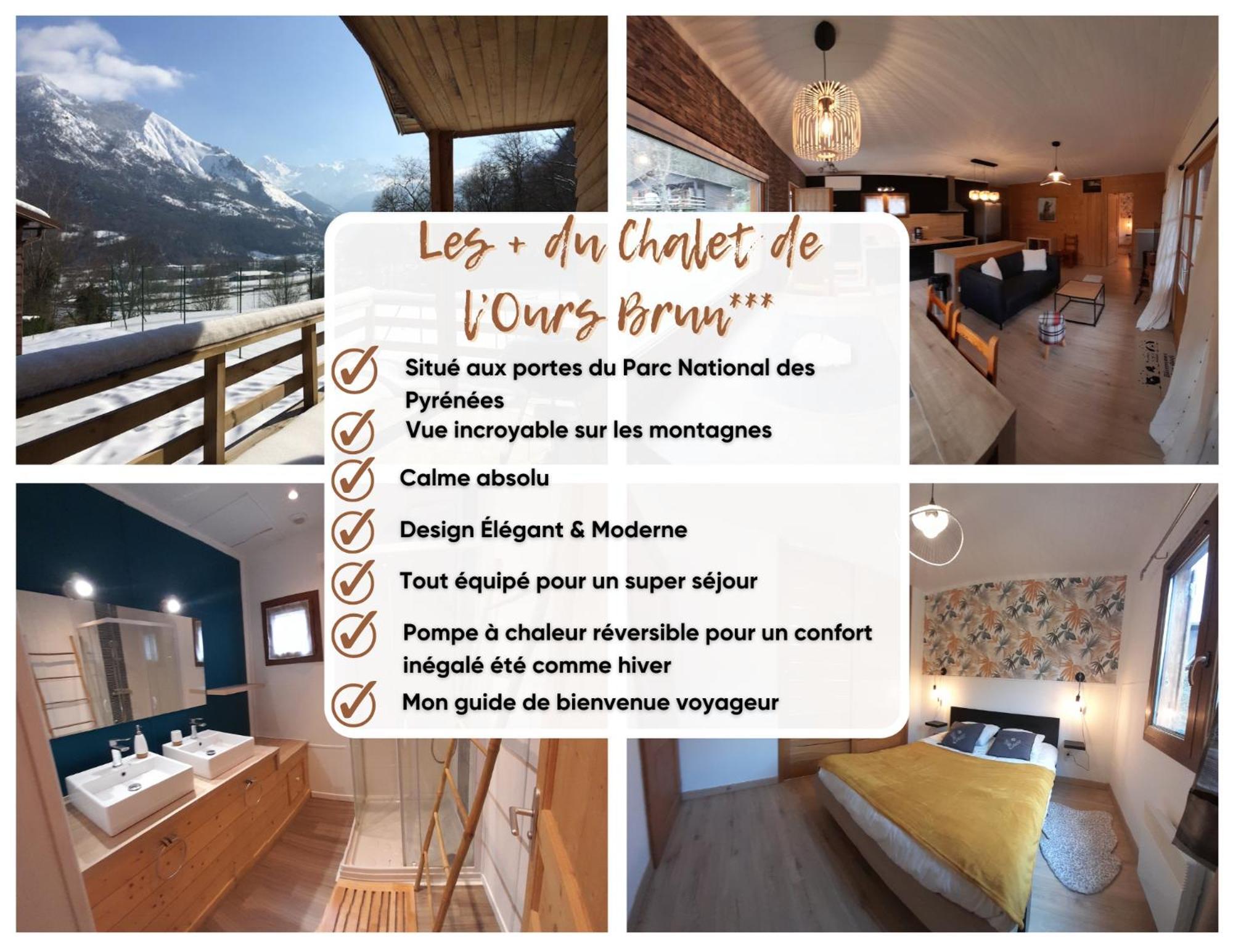 Chalet De L'Ours Brun, Gite 3 Etoiles Gere-Belesten Luaran gambar