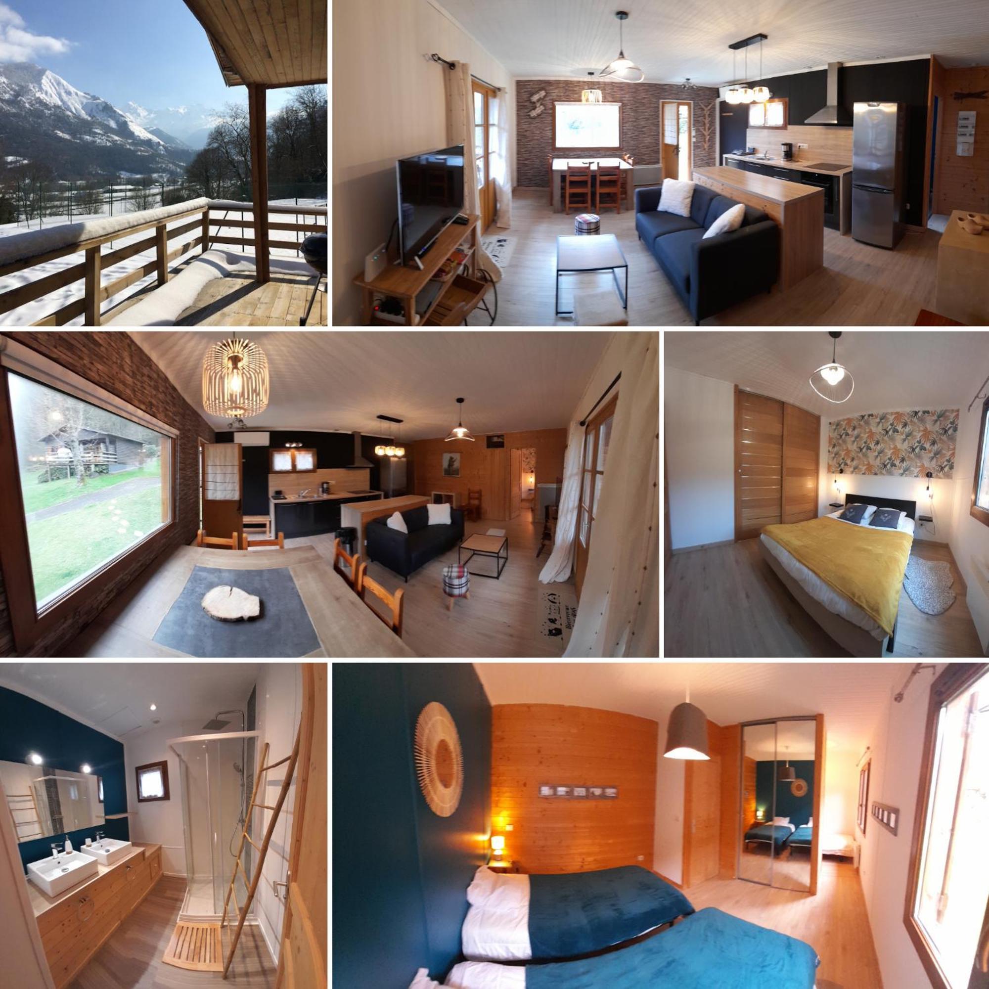 Chalet De L'Ours Brun, Gite 3 Etoiles Gere-Belesten Luaran gambar